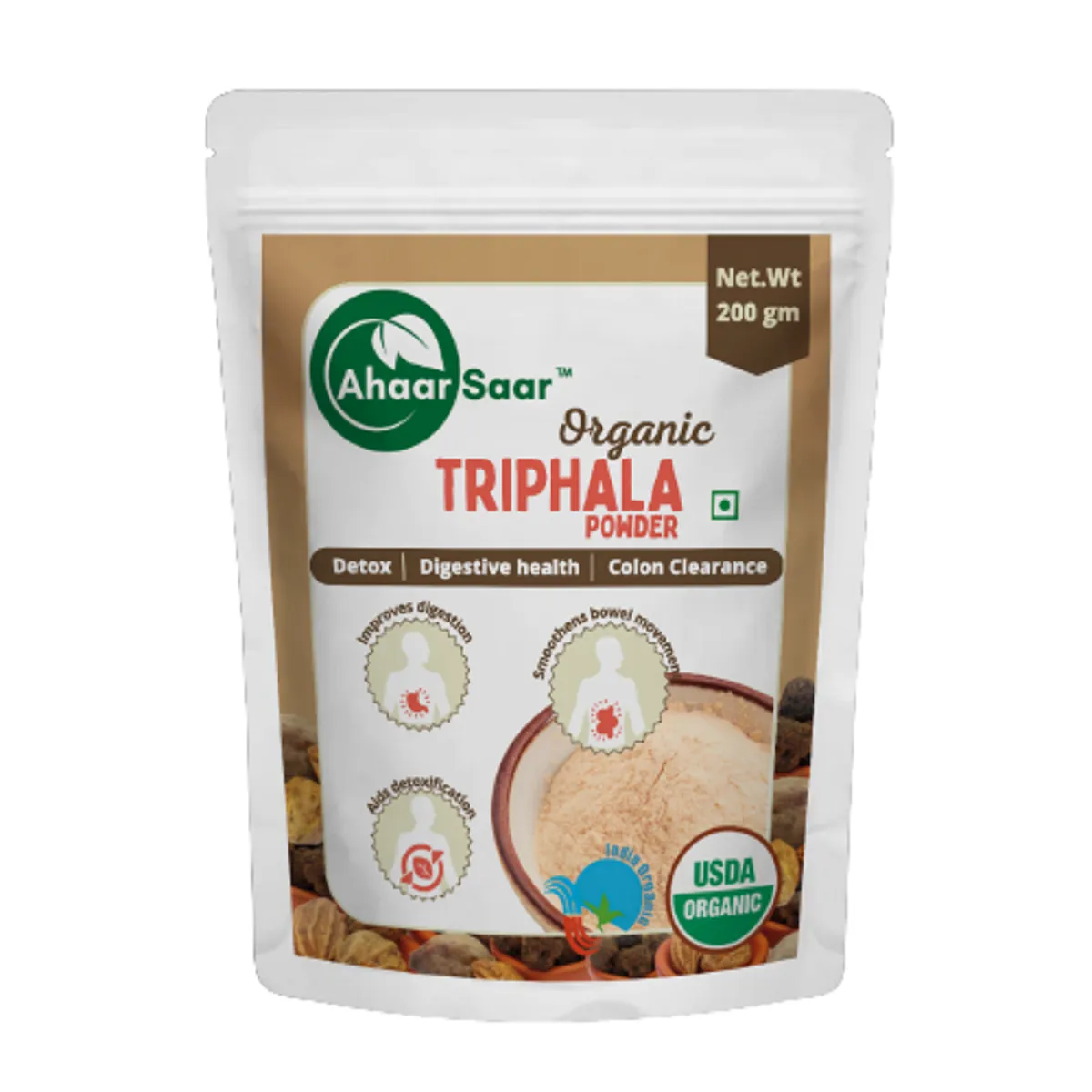 Ahaar Saar Organic Triphala Powder 200g