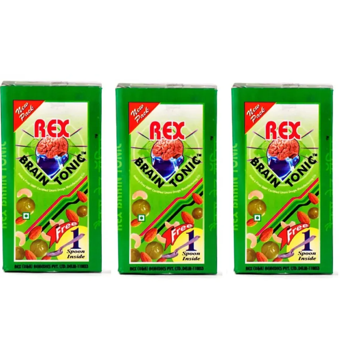 Rex Brain Tonic 400g, Pack of 3