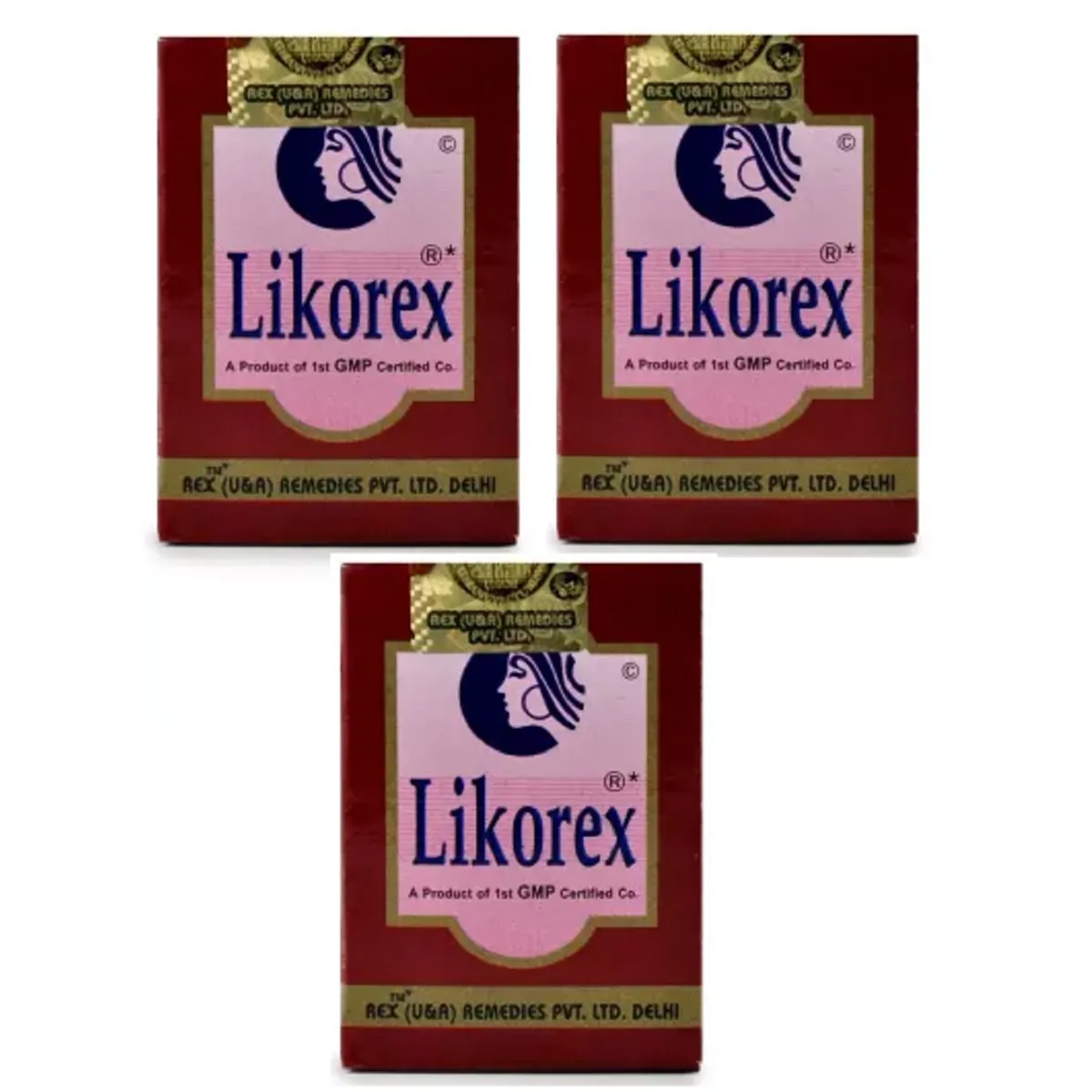 Rex Likorex tablets 40tab, Pack of 3
