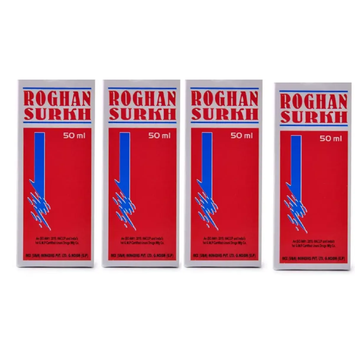 Rex Rogan Surkh 50ml, Pack of 4