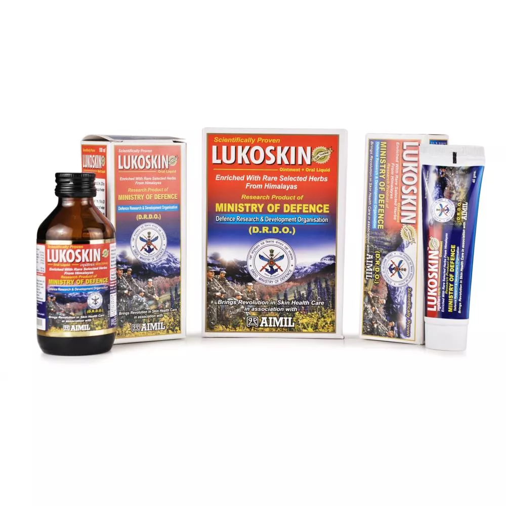 Aimil Lukoskin Combo Pack Liquid/Ointment 100ml