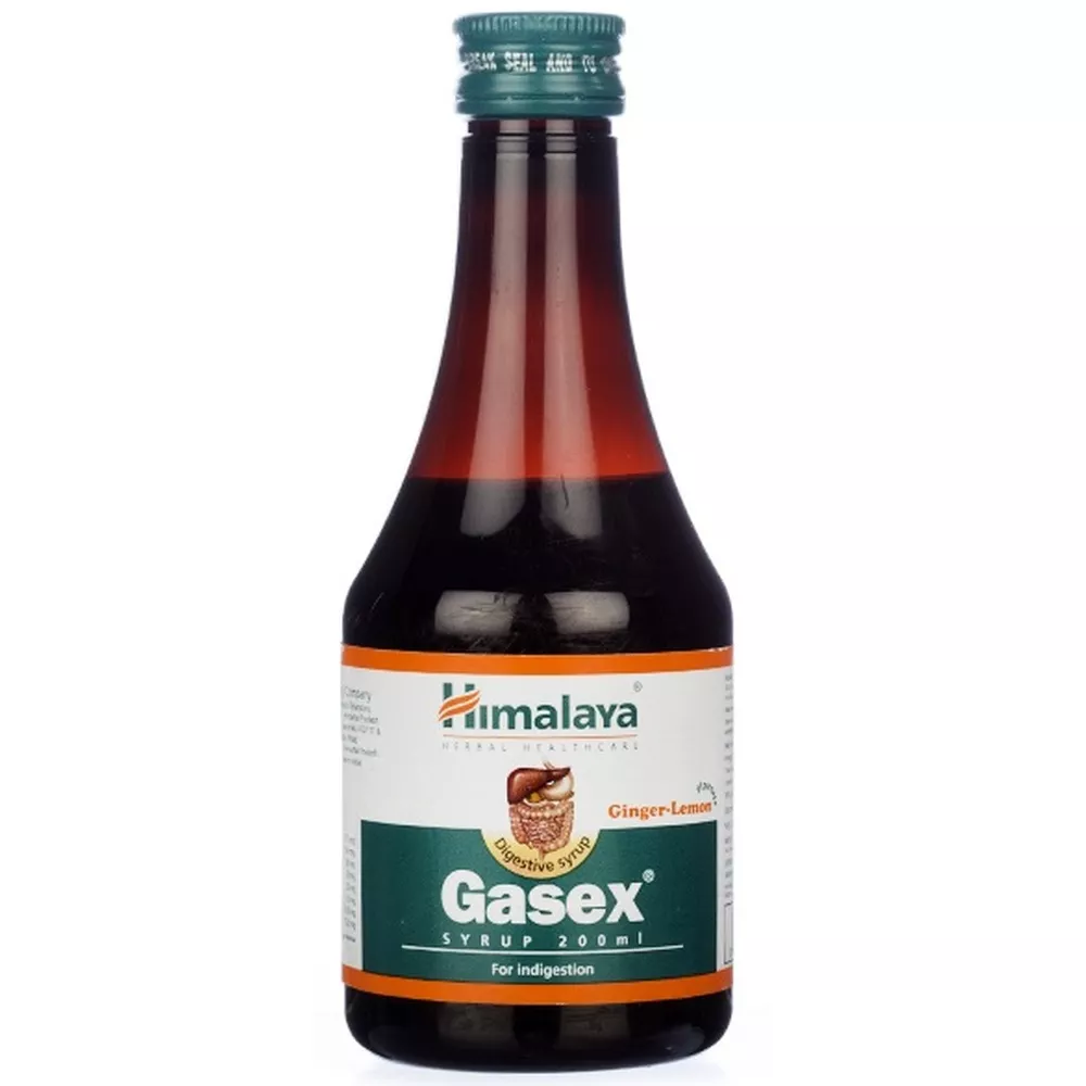 Himalaya Gasex Syrup Lemon, Ginger 200ml