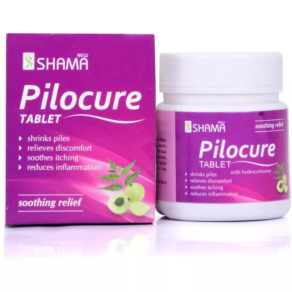 New Shama Pilocure Tablet 60tab