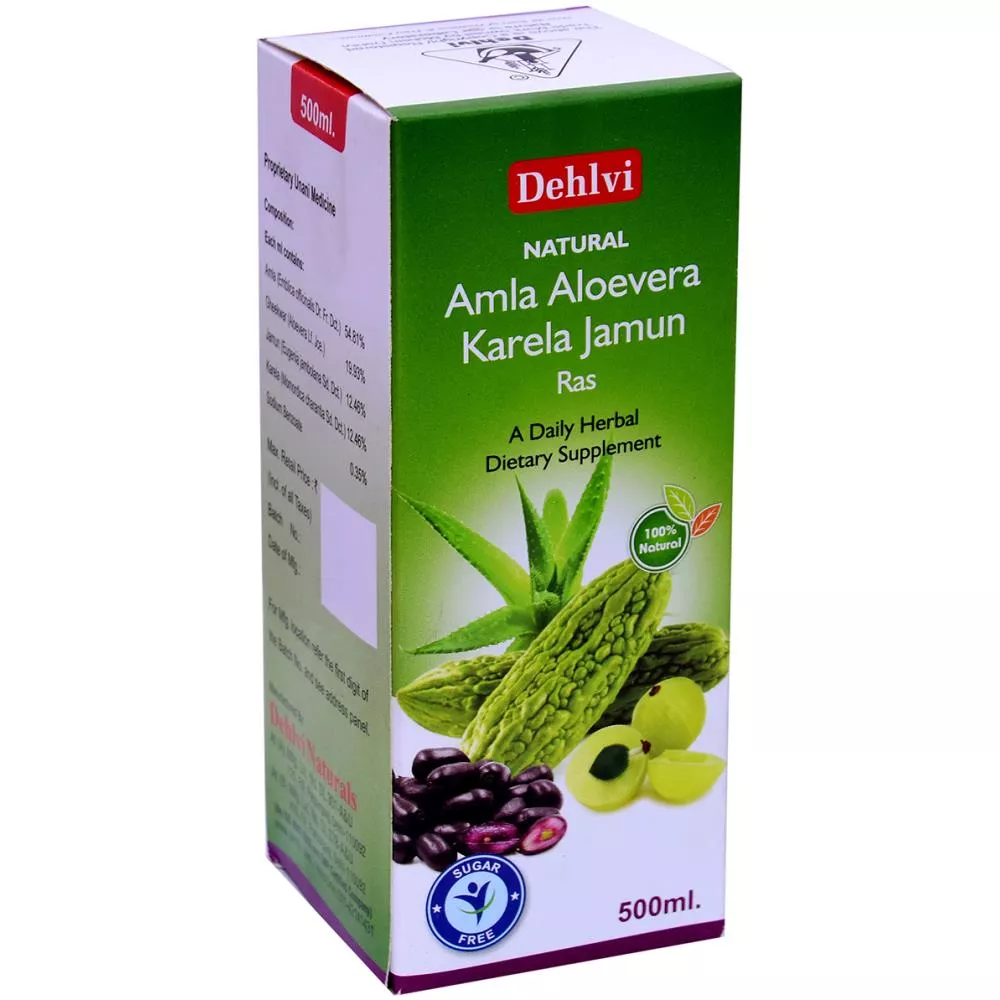 Dehlvi Amla Aloevera Jamun Karela 500ml