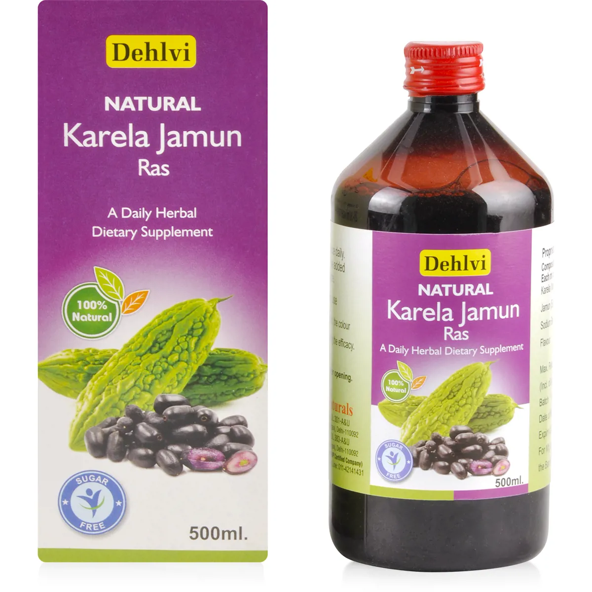 Dehlvi Karela Jamun Ras 500ml