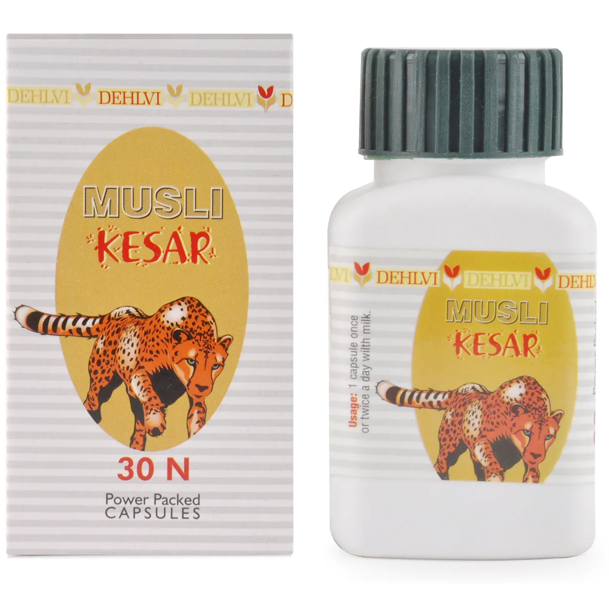 Dehlvi Musli Kesar Capsule 30caps
