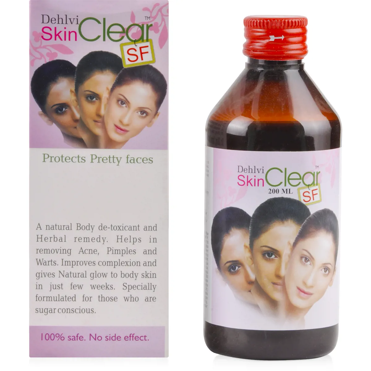 Dehlvi Skin Clear Syrup Sugar Free 200ml