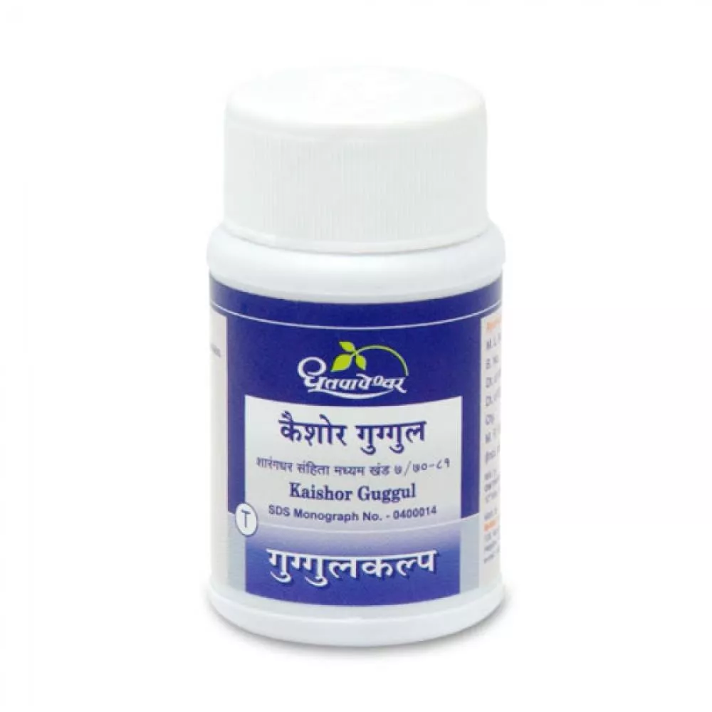 Dhootapapeshwar Kaishor Guggul 60tab