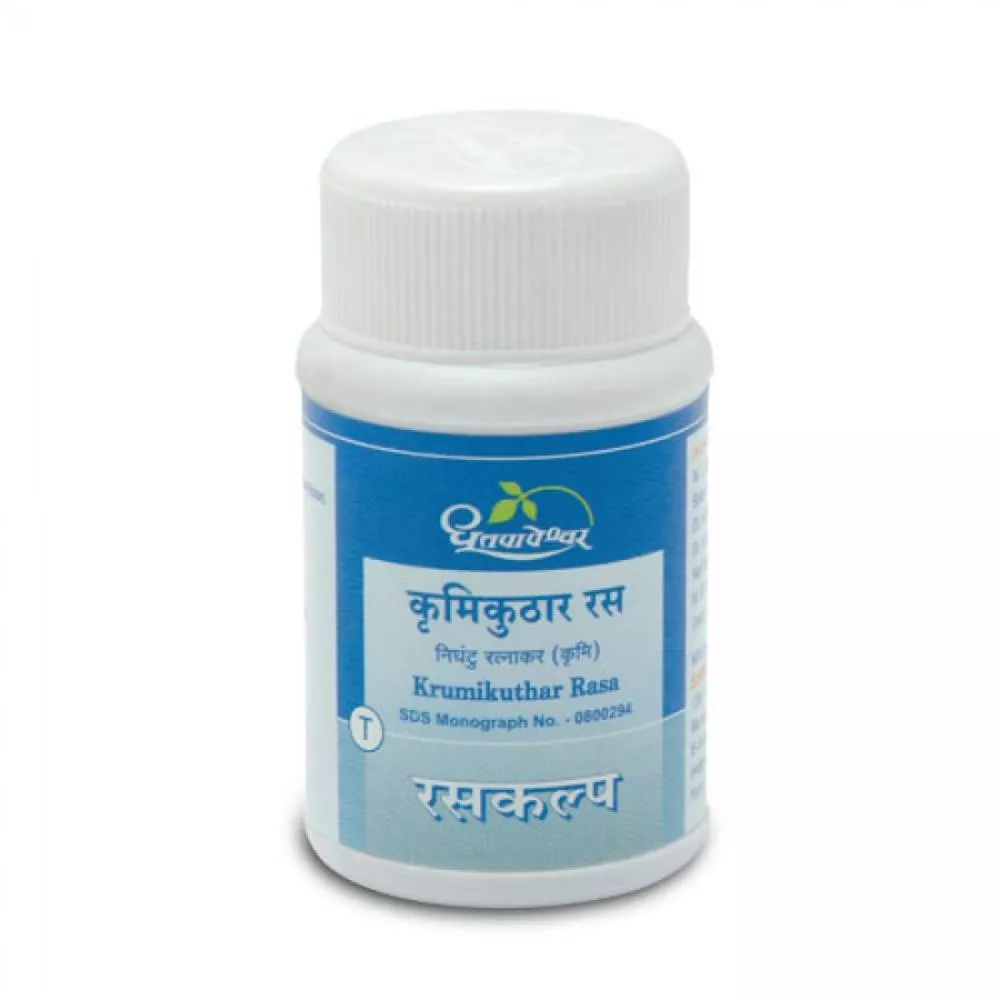 Dhootapapeshwar Krimikuthar Ras 60tab
