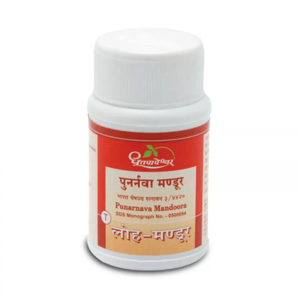 Dhootapapeshwar Punarnava Mandoor 60tab