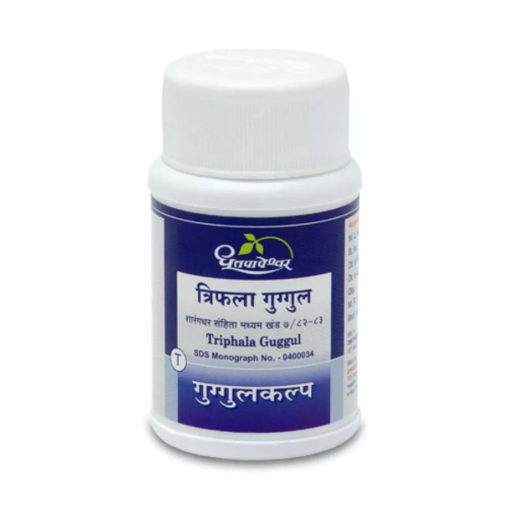 Dhootapapeshwar Triphala Guggul 60tab