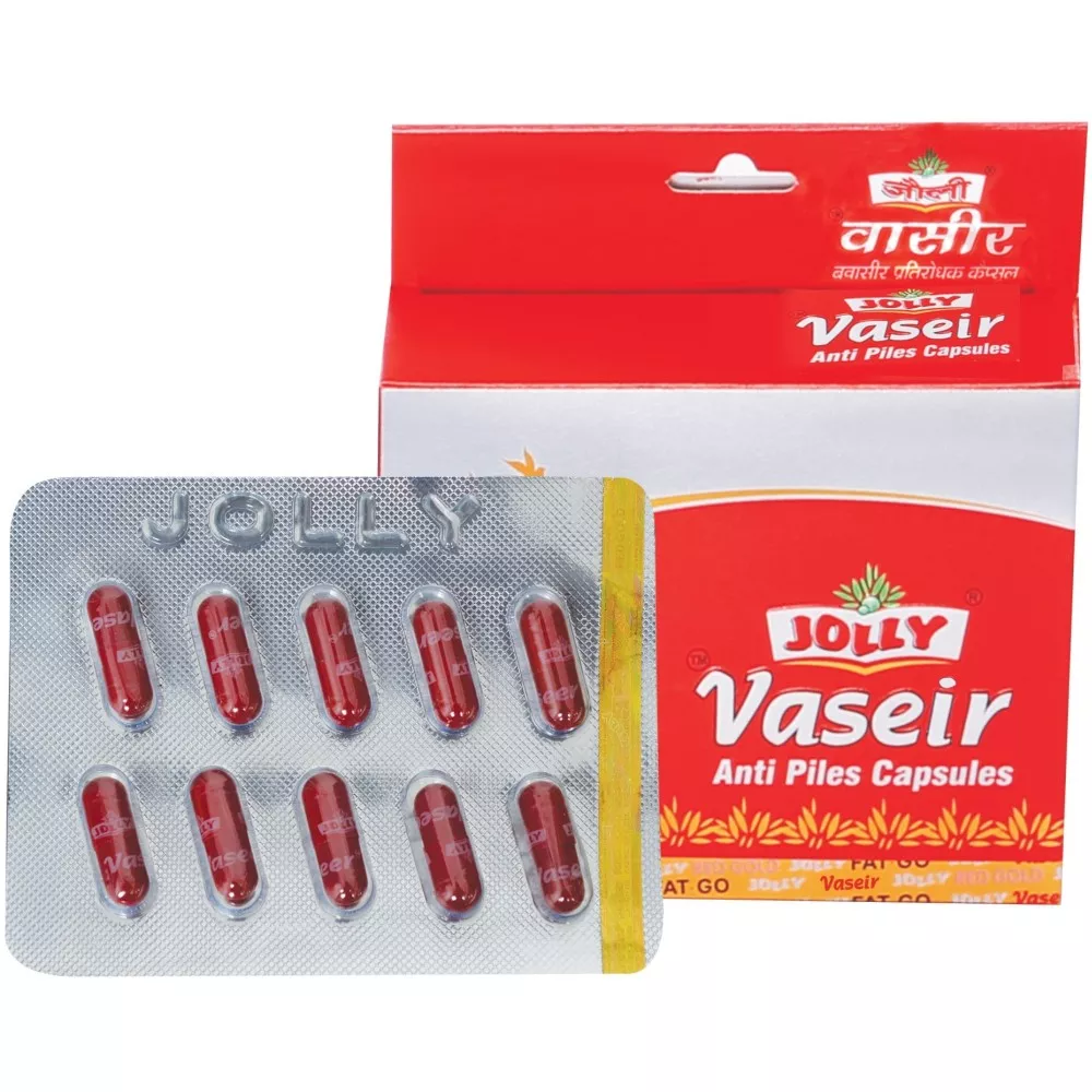 Jolly Vaseir Anti Piles Capsules 30 Caps 30g
