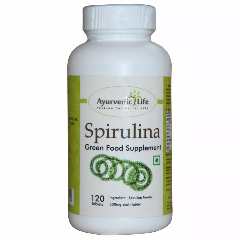 Ayurvedic Life Spirulina Tablets 120tab