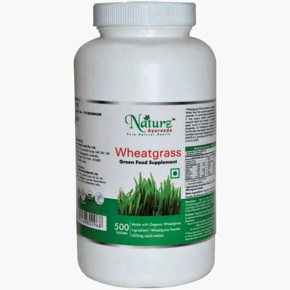 Naturz Ayurveda Wheatgrass Tablet 500tab