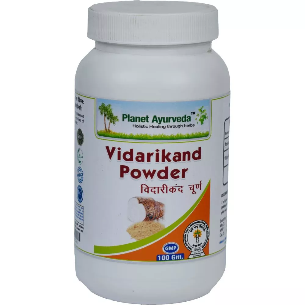 Planet Ayurveda Vidarikand Powder 100g, Pack of 2