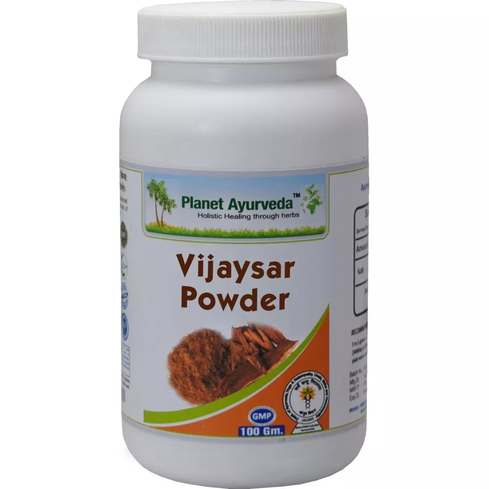 Planet Ayurveda Vijaysar Powder 100g, Pack of 2
