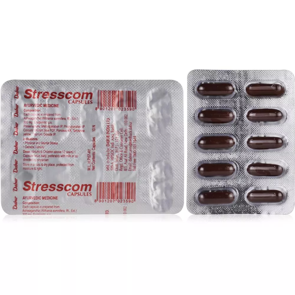 Dabur Stresscom Capsules 10caps