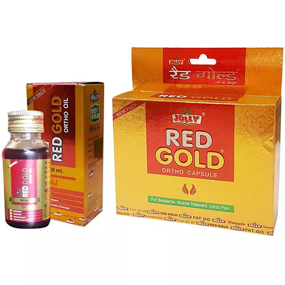 Jolly Red Gold Ortho Oil & Capsules 1Pack