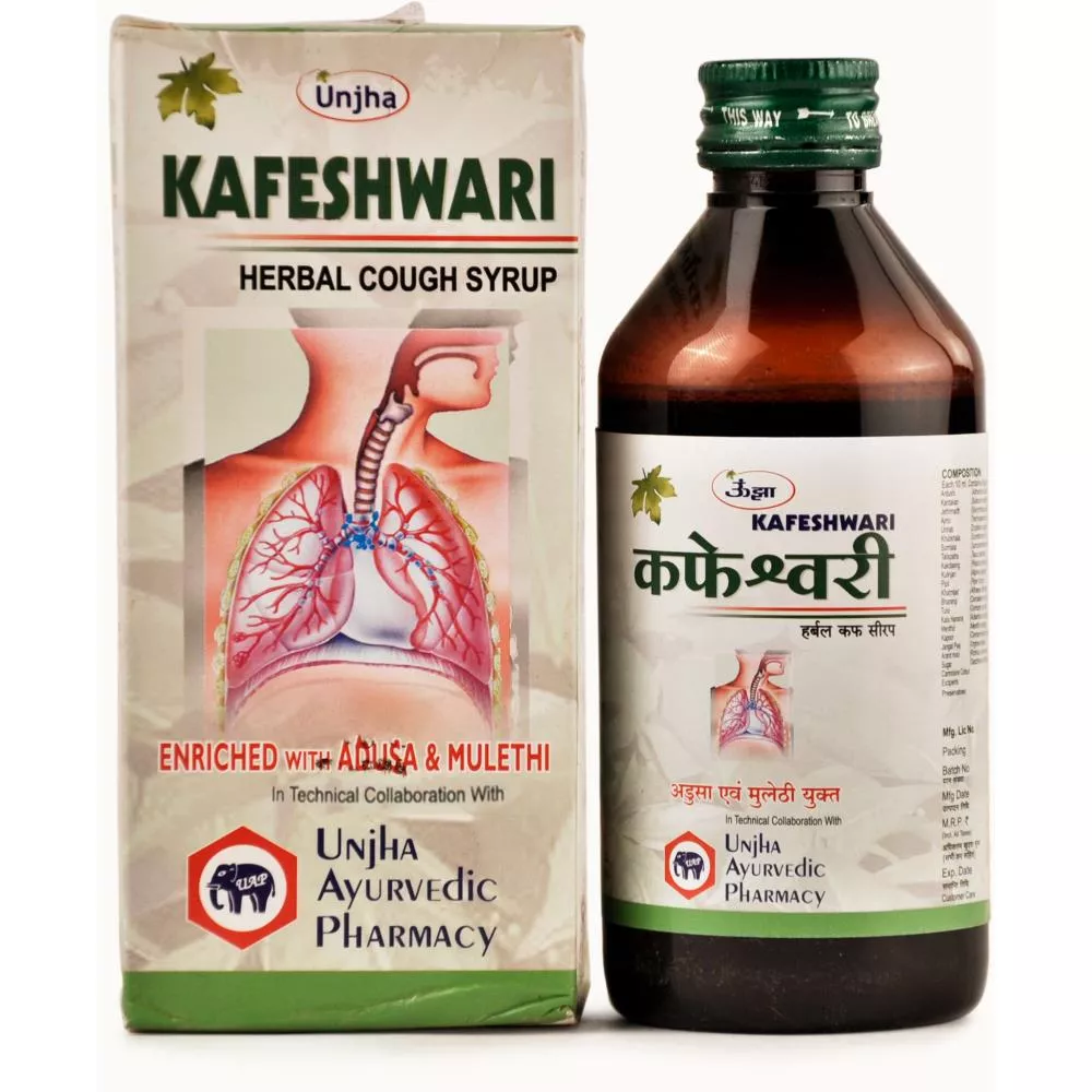Unjha Kafeshwari Cough Syrup 200ml